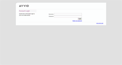 Desktop Screenshot of login.avvio.com